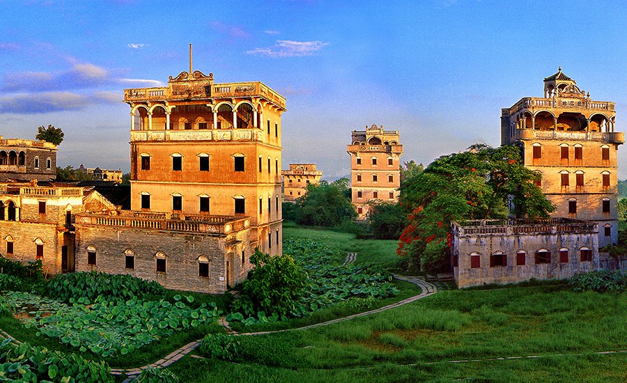 编织成的浪漫童话自力村位于开平市塘口镇,具有典型的岭南田园特色