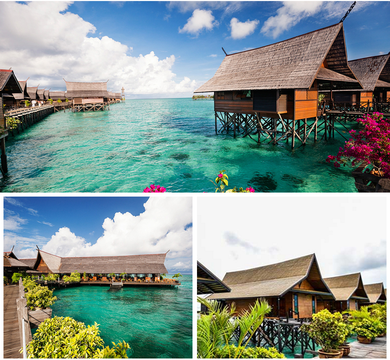 马来西亚仙本那卡帕莱水上屋kapalairesort超人气度假村海中别墅控房