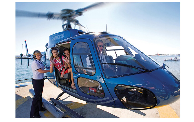 黄金海岸海洋世界直升机观光感受全方位海滨之美