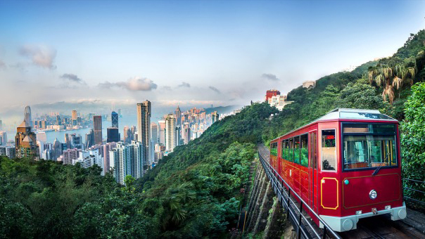 香港太平山顶缆车摩天台景点套票快速通道可选杜莎夫人蜡像馆