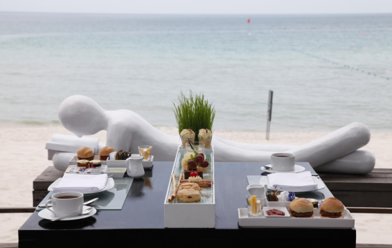 苏梅岛 图书馆海边双人下午茶 the library afternoon tea by the sea