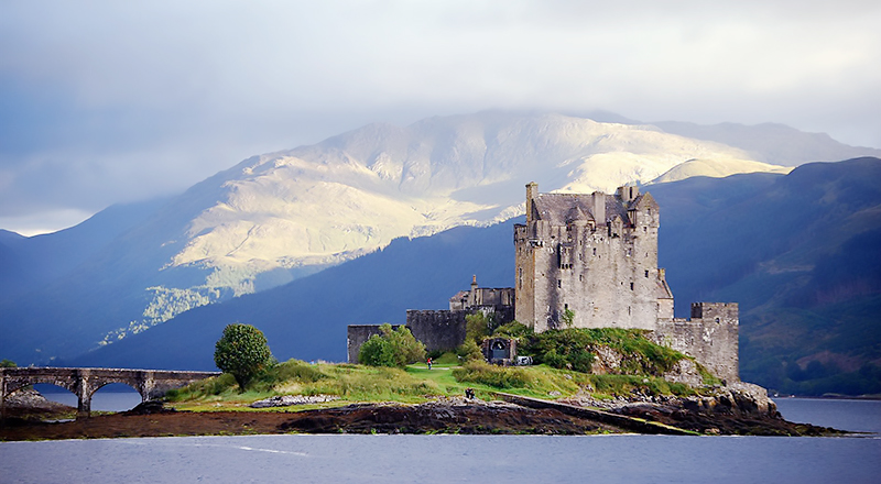 苏格兰爱莲61朵娜城堡浪漫城堡007电影取景地