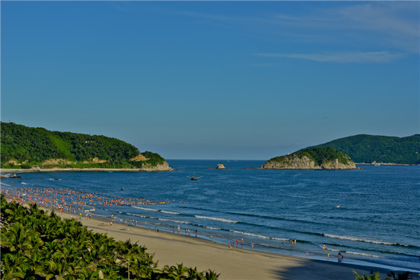 川岛风情电子票玩水拾贝壳看斜阳