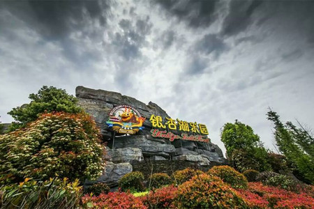 南京银杏湖度假酒店2天1晚酒景套餐含双早双人银杏湖乐园2日无限次