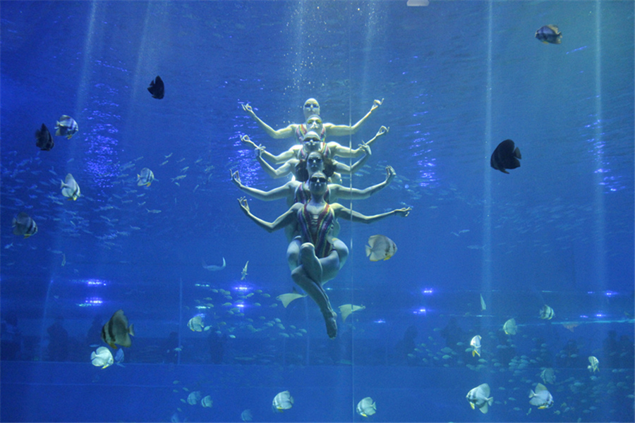 南京汉海海底世界,合肥汉海极地海洋世界三家海洋馆,而重庆汉海海洋