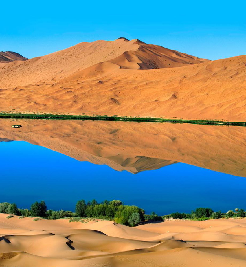 内蒙古阿拉善巴丹吉林沙漠穿越导航路线