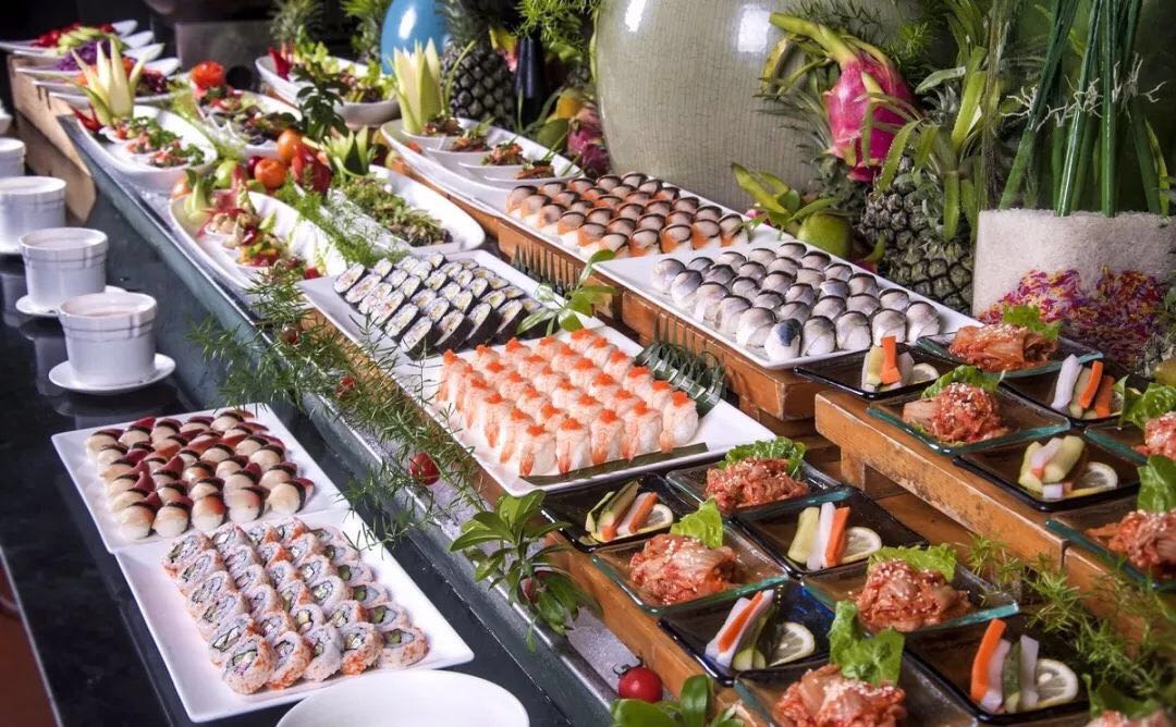 图文详情相关景点2018年菜品大升级自助晚餐菜单3,退改无忧,随时可