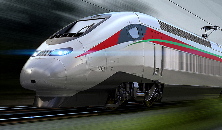 非洲大陆首条高铁线路摩洛哥alboraq高铁票丹吉尔到卡萨布兰卡