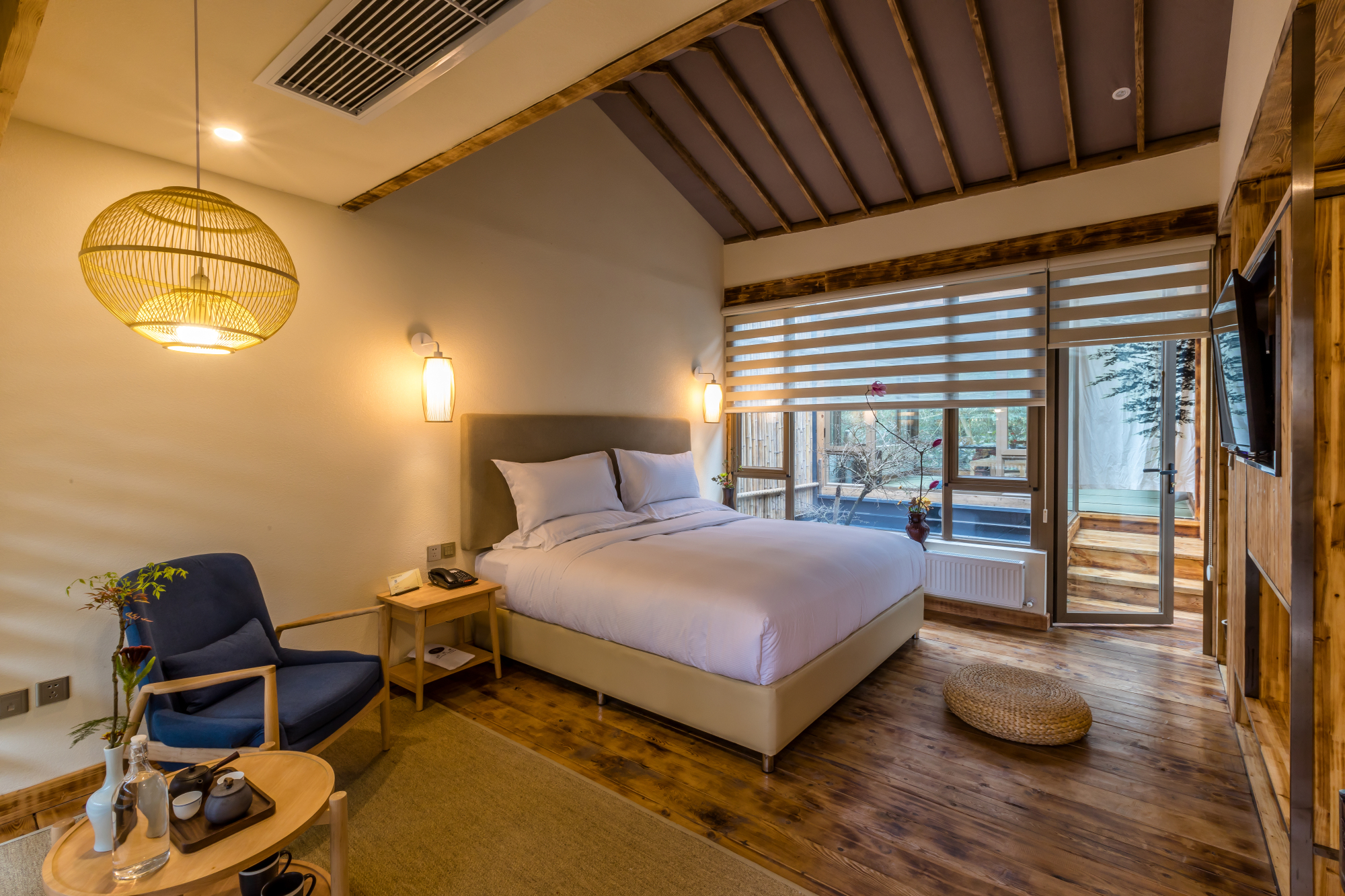 峨眉山欢喜无厌沾花溪精品温泉民宿