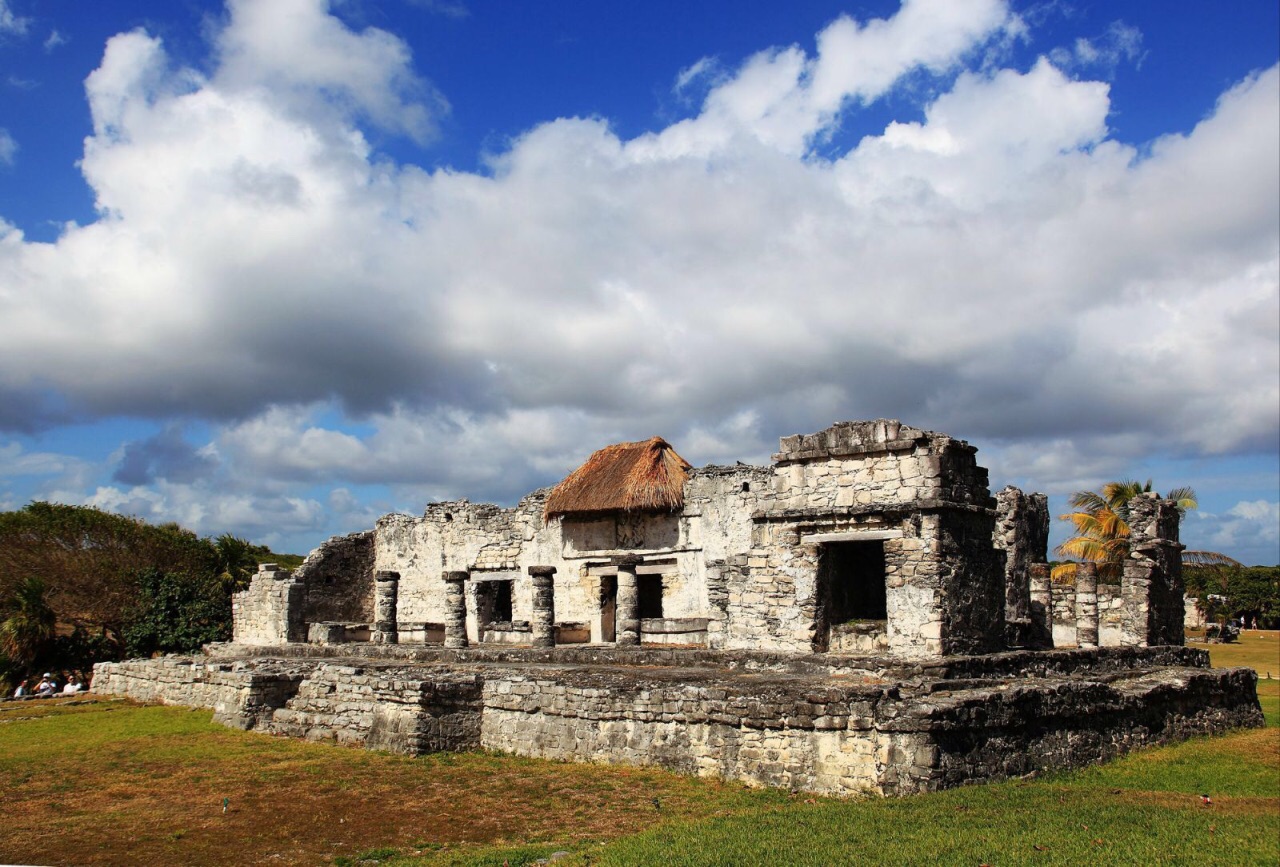 16人内精品中文团-墨西哥坎昆·图伦古城tulum 蓝色天坑cenote azul一