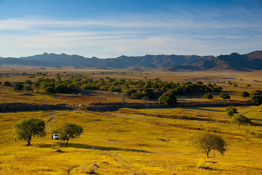 内蒙古阿鲁科尔沁旗三日自驾导航路线根培庙罕庙白城子裂缝山