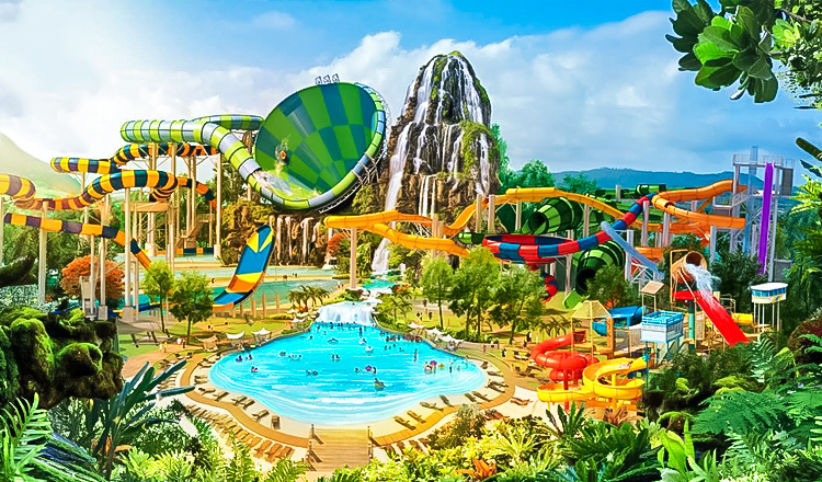 泰国华欣热带丛林水上乐园门票 vana nava water jungle 电子票·免