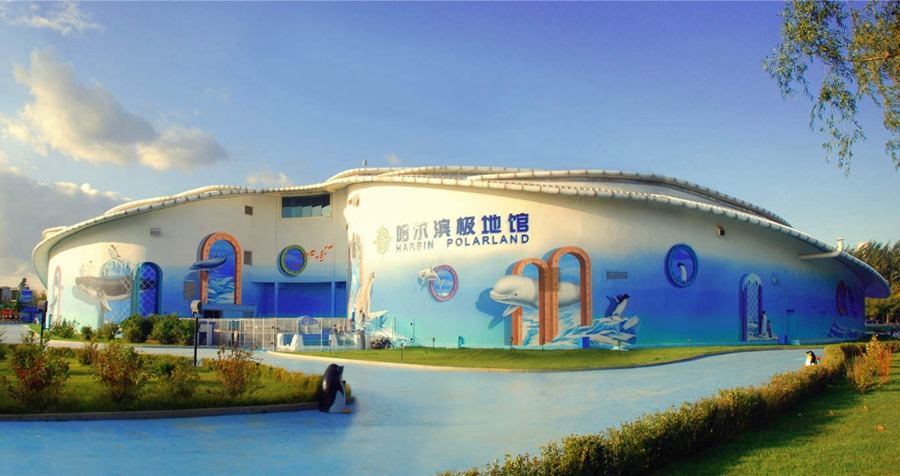 哈尔滨极地馆门票跟着企鹅去极地扫码入馆白鲸秀海洋之心浪漫的极地之