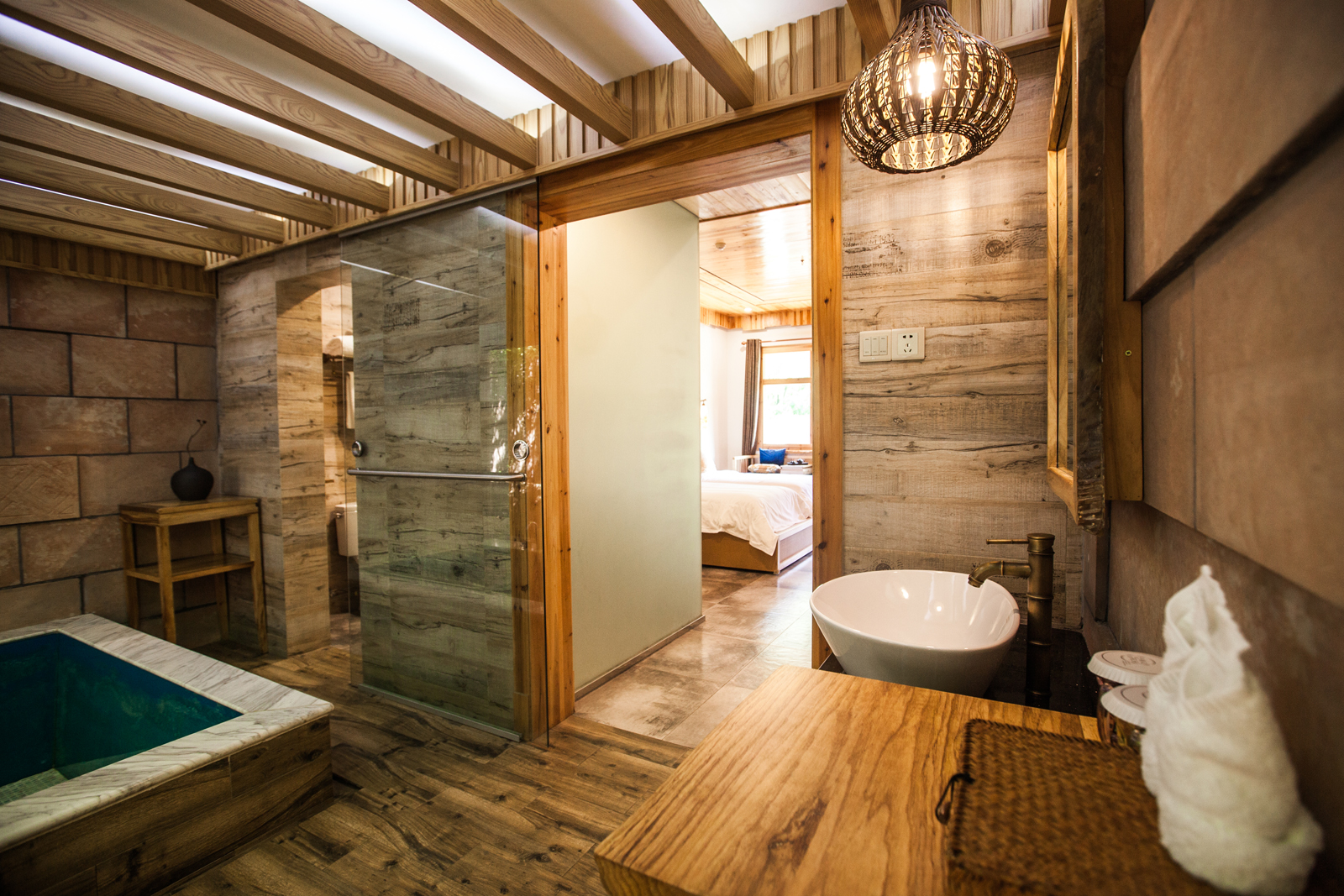 灵溪河森林旅游度假公园民宿1晚双人早餐