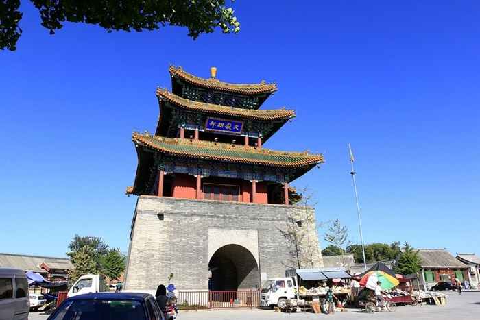 银妆玉砌水晶宫云瀑沟观冰川冰瀑永宁古城品美味柳沟豆腐宴一日游全程