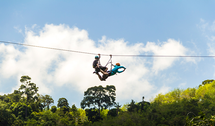 泰国 普吉岛哈努曼flying hanuman丛林飞跃(16站/28站/酒店接送/赠送