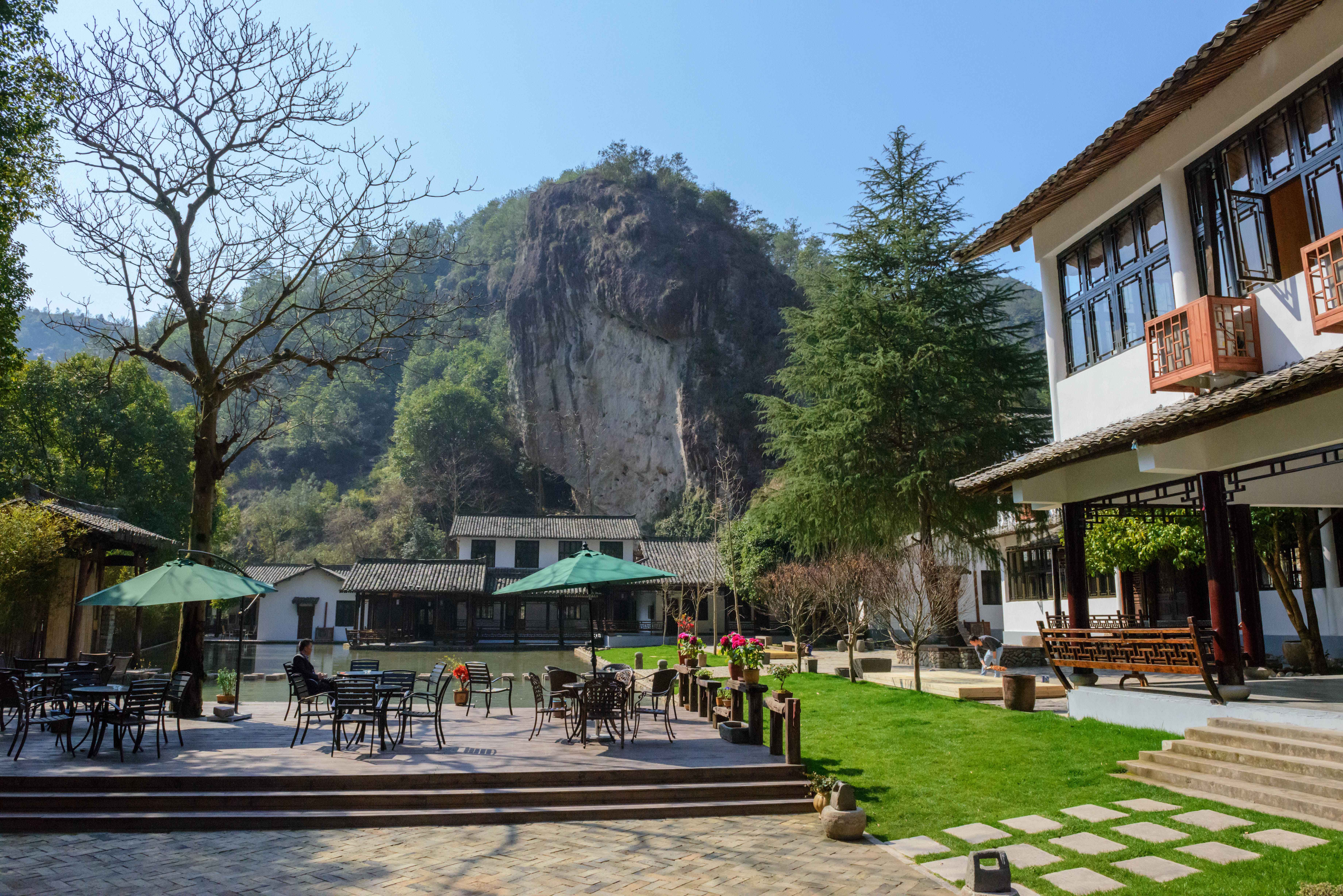 温州旅游永嘉楠溪江楠溪若舍民宿含双早送十二峰景区门票可升级崖下库