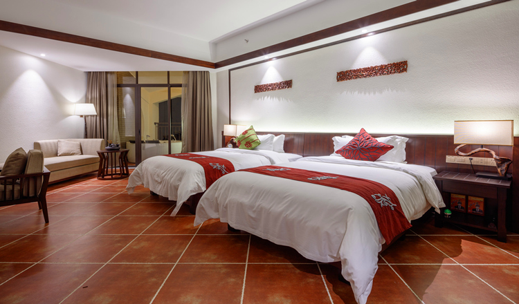 广东韶关乳源蓝山源岭南东方温泉酒店2天1晚双人自助早餐双人无限次