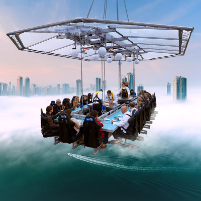 迪拜dinnerinthesky空中餐厅预定特色美食体验