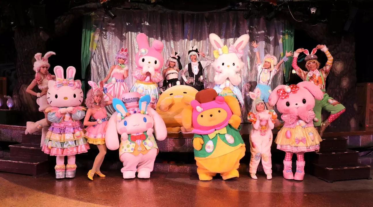 东京sanrio三丽鸥彩虹乐园门票hellokitty乐园sanrio卡通家族粉红乐园