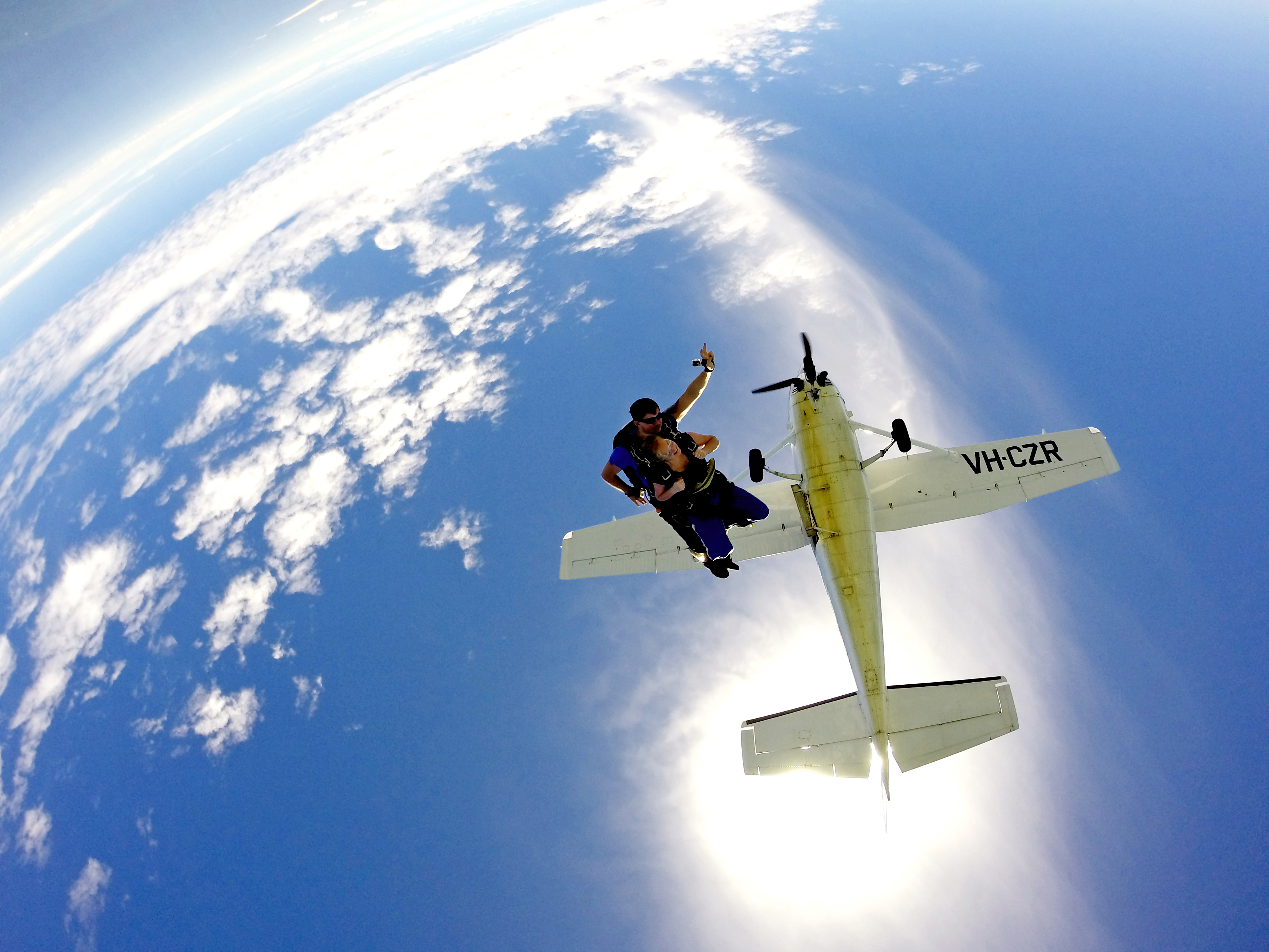 skydive系列悉尼北部纽卡斯尔高空跳伞newcastle定点接送可选照片视频