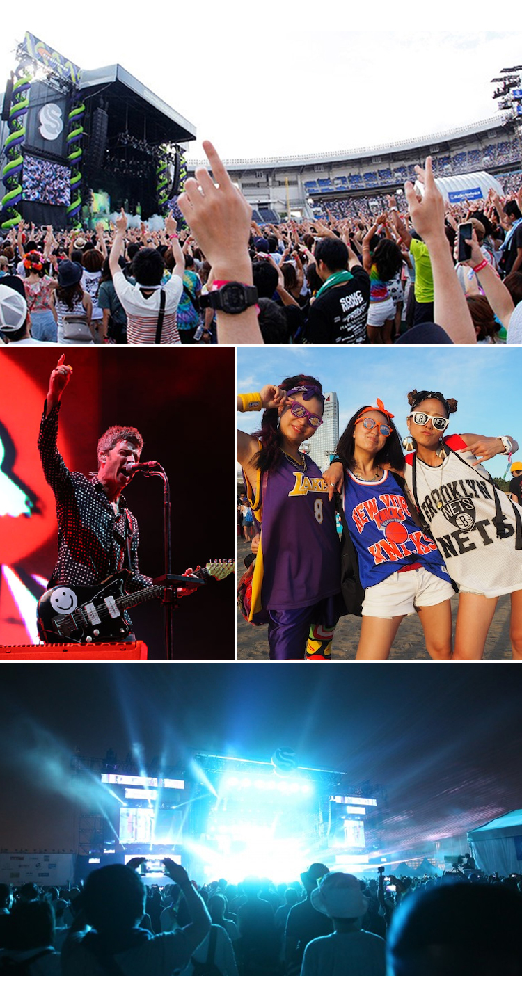 夏日狂欢summersonic2019摇滚音乐节1日门票大阪站亚洲领先音乐节设计