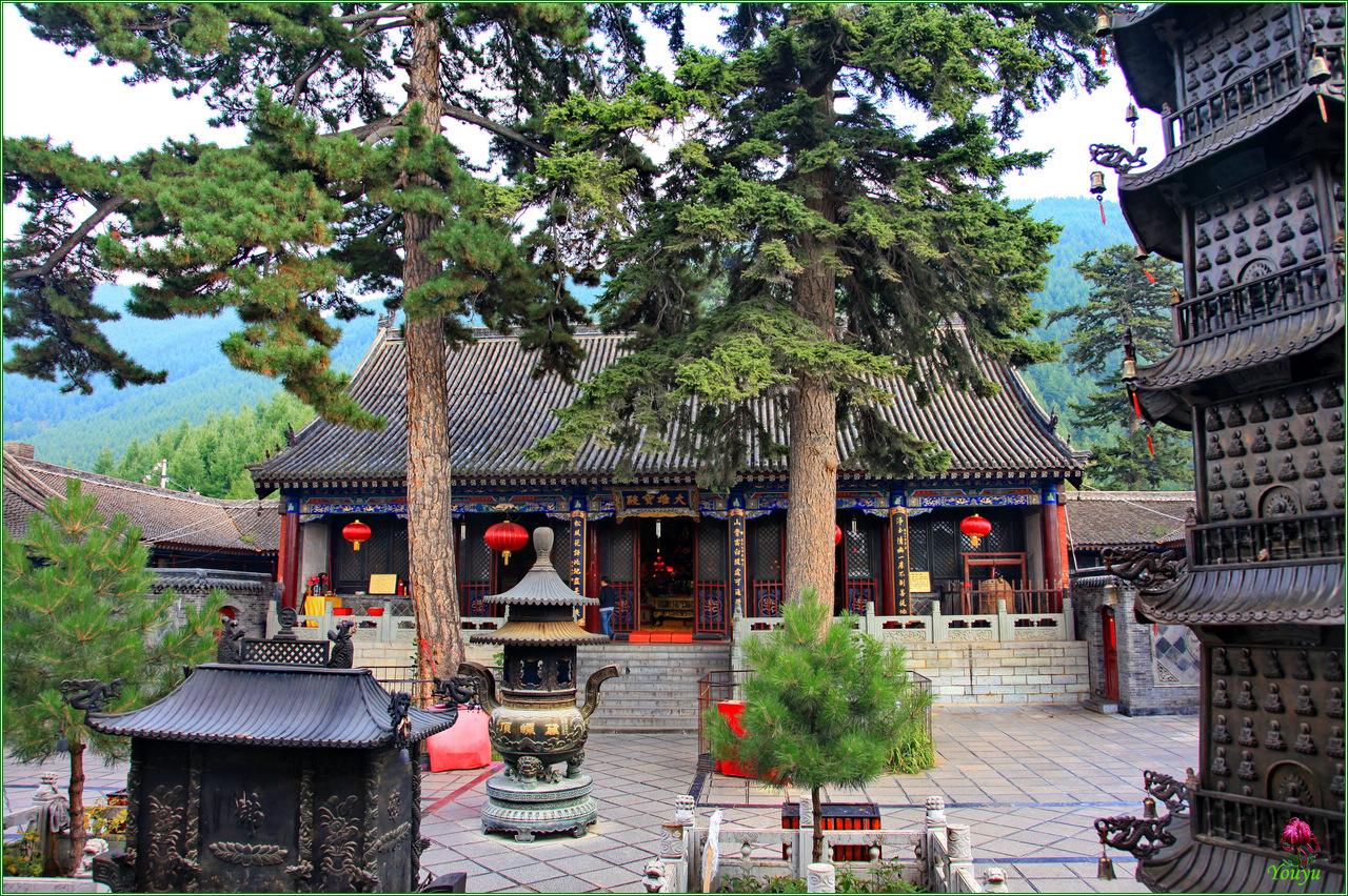 山许愿最灵香火最旺的寺庙—【五爷庙(又名万佛阁)】五台山香火最旺
