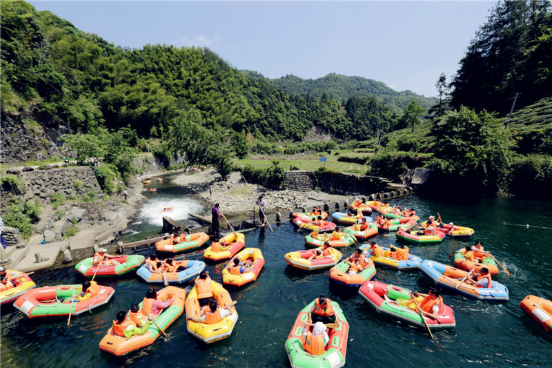 黄山枧潭漂流景区漂流票(含景交 送古村落门票 官方电子票 随时可退