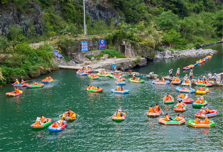 浙江桐庐避暑2日自由行定制体验雅鲁极限漂流探寻瑶琳仙境儿时红灯笼