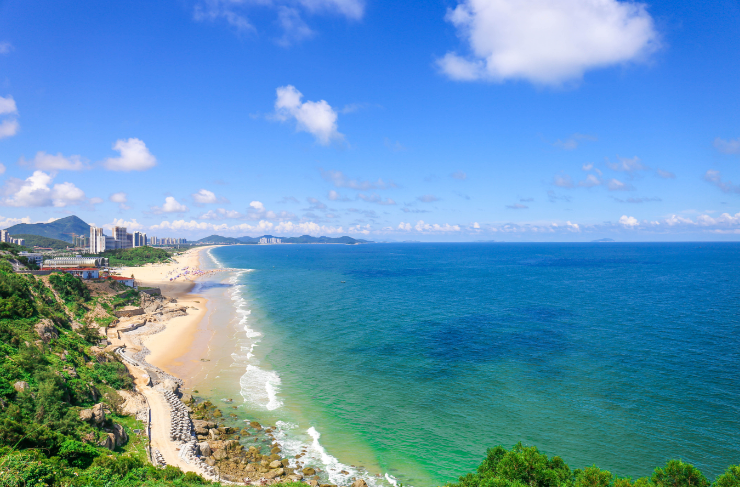 阳江海陵岛 保利十里银滩海边公寓2-4人1晚 大角湾水上乐园/出海捕鱼,