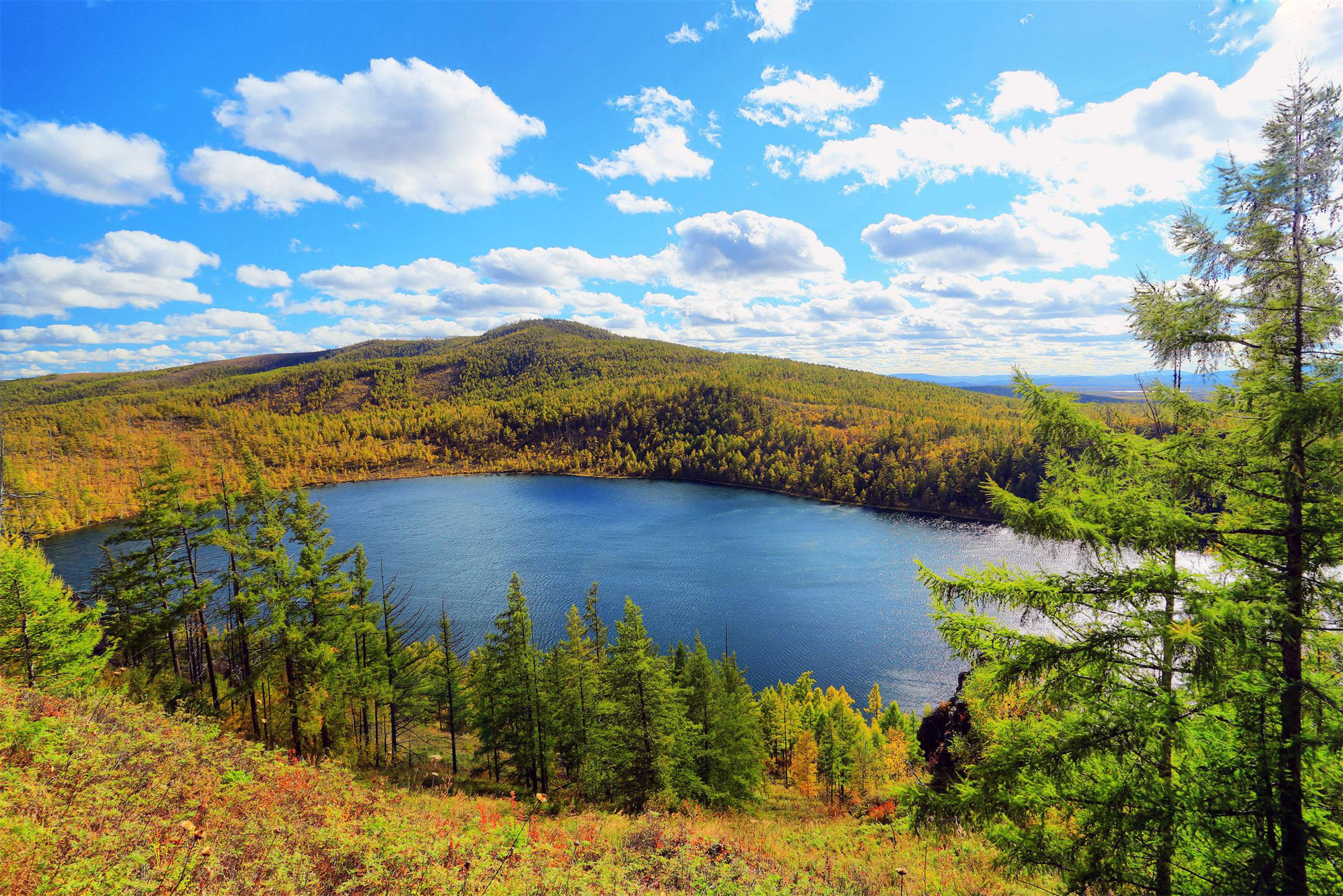 精品小团广州双飞内蒙古呼伦贝尔草原阿尔山森林公园满洲