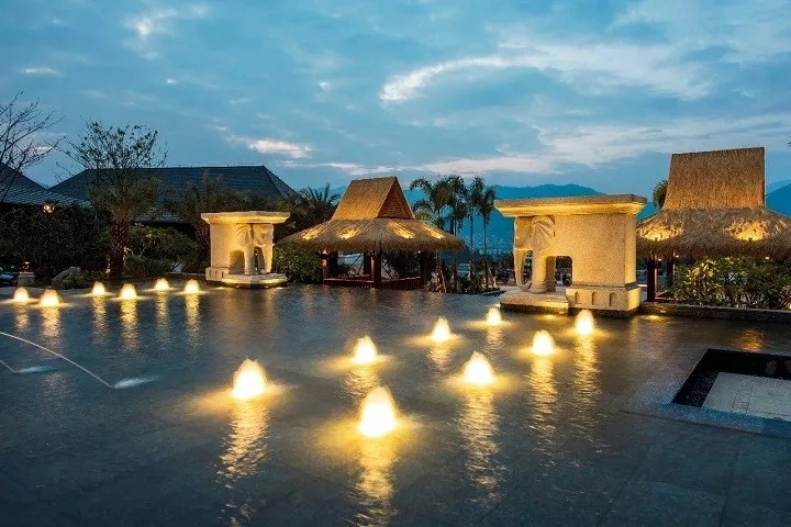 永春天沐温泉旅游度假村双人温泉公园门票双人早餐浓浓东南亚风身体与