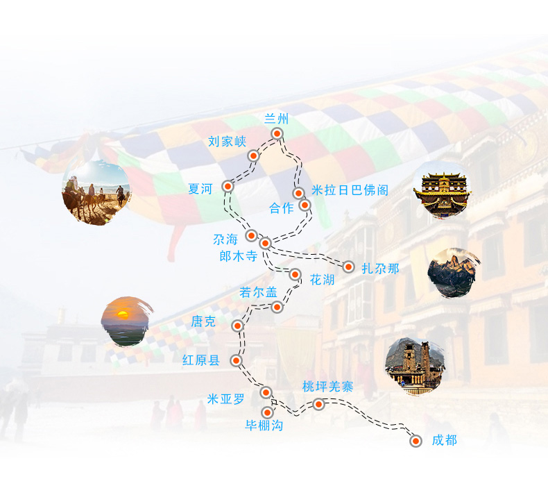 解锁甘南草原花海圣湖新玩法甘南小环线包车5日游拉卜楞寺桑科草原扎