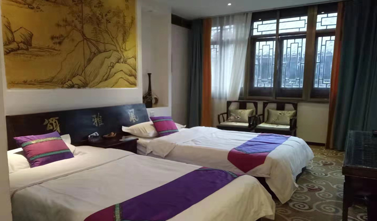 山东枣庄台儿庄风雅颂客栈1晚住宿套餐 房间面积大 高端住宿 (含