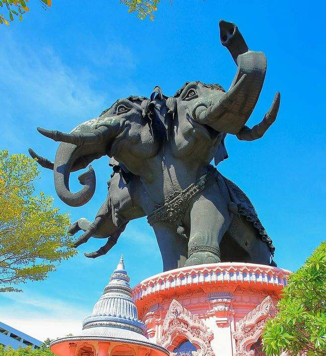 那也来三头神象博物馆打卡.