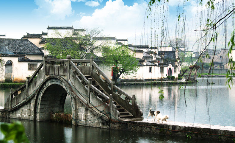 宏村景区半日游上午下午2班任选黄山市区酒店免费接送