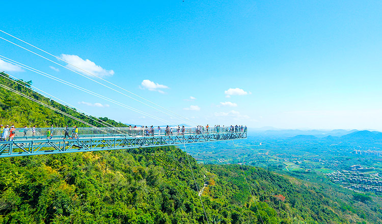 三亚呀诺达热带雨林门票踏步戏水玻璃观景平台高空滑索悬崖观海秋千