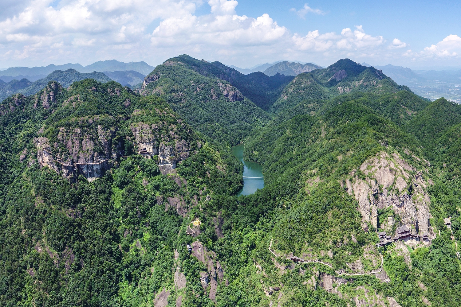 杭州建德大慈岩景区电子票江南悬空寺景区