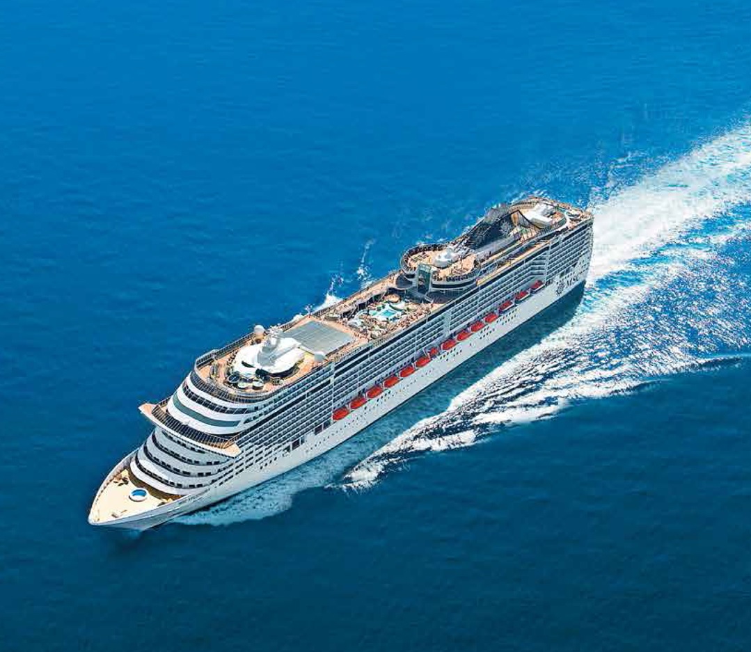 msc地中海邮轮辉煌号上海往返日本4晚5天5晚6天邮轮之旅免签仅需护照