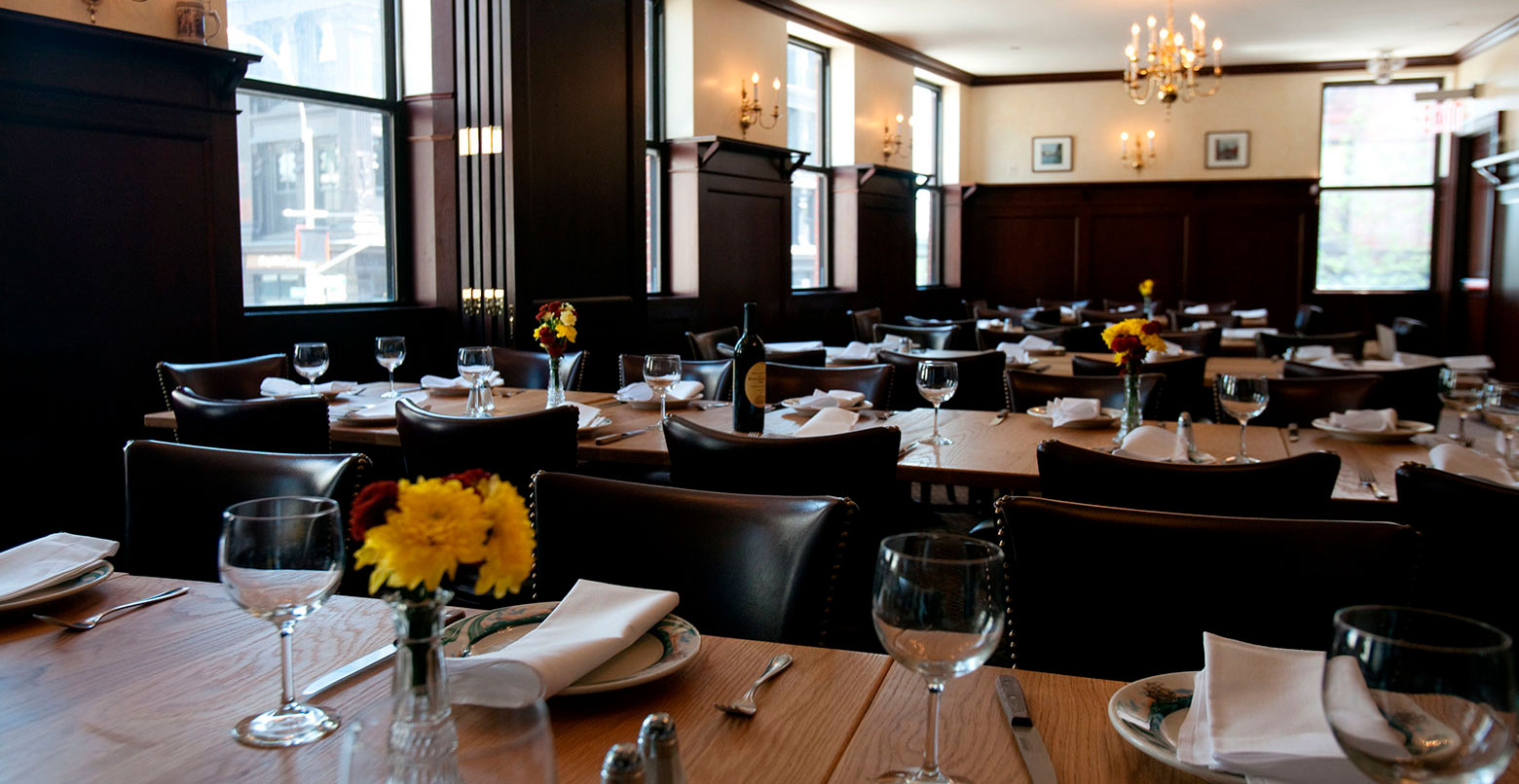 米其林一星牛排餐厅peter luger steak house美国纽约布鲁克林餐厅座