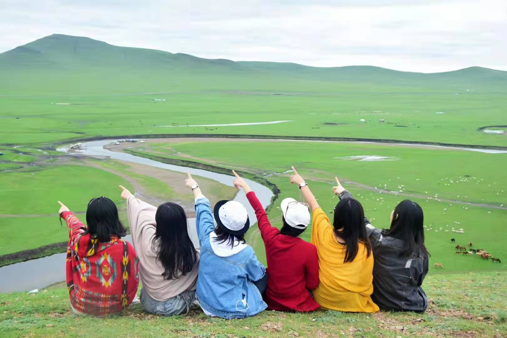 精品小团北京双飞内蒙古呼伦贝尔草原额尔古纳满洲里4天3晚跟团游草原