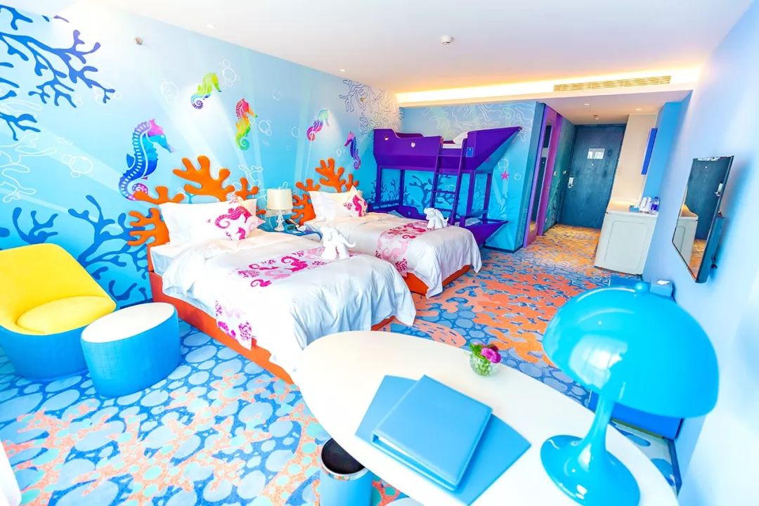 宿上海海昌海洋公园主题度假酒店梦幻主题房专属乐园通道含海昌公园