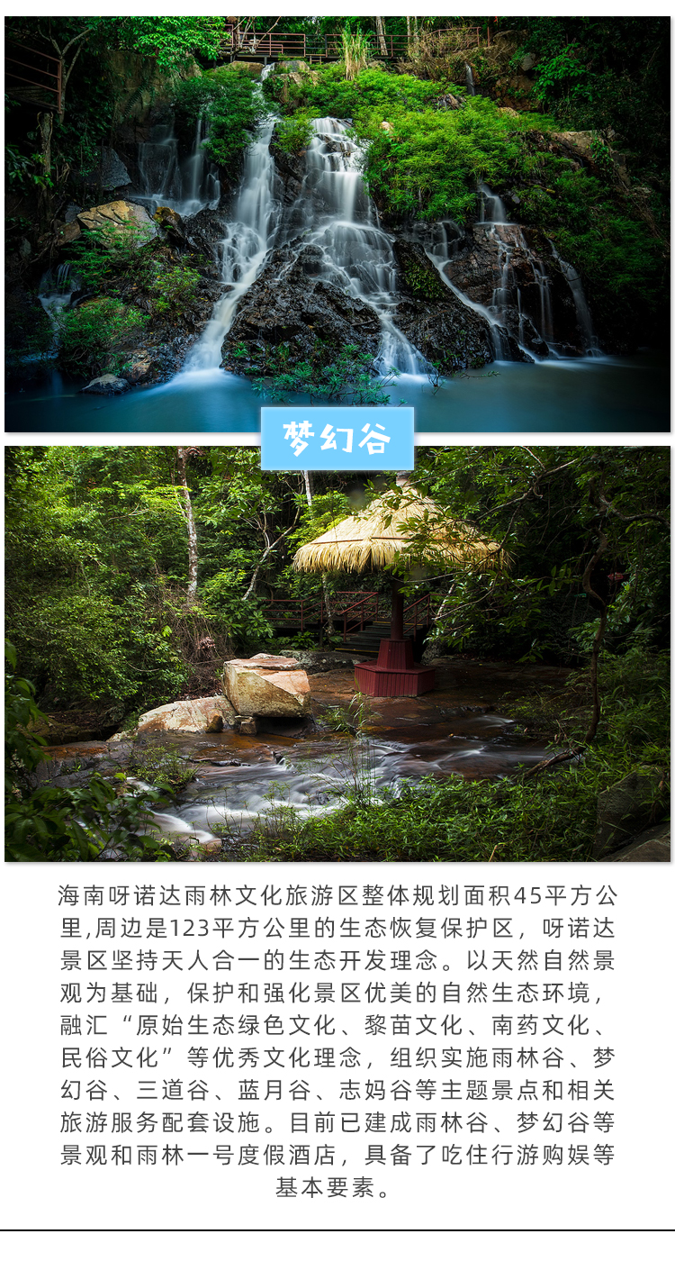 保亭呀诺达热带雨林景区绿色生态原始雨林