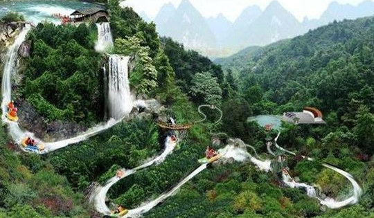 清远黄腾峡漂流天门悬廊一日游