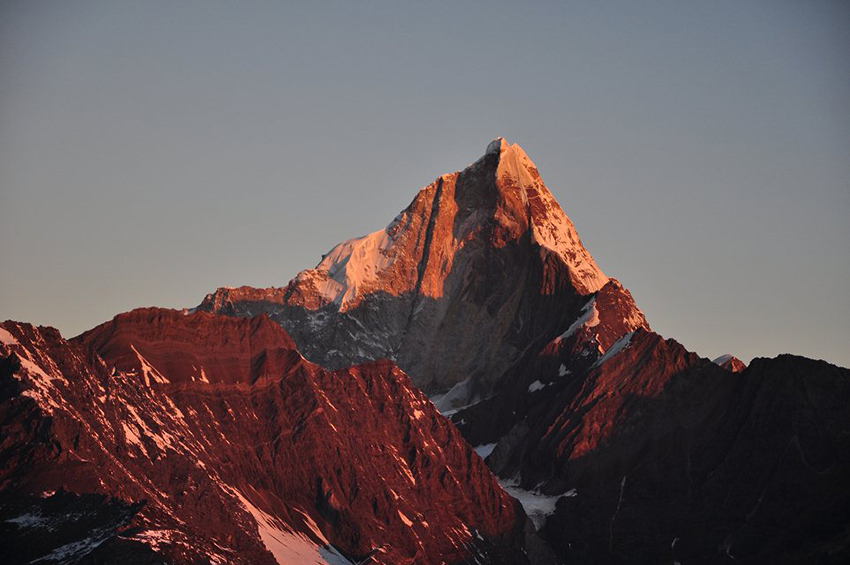 四川小金县鹰鸽嘴峰登顶徒步导航路线