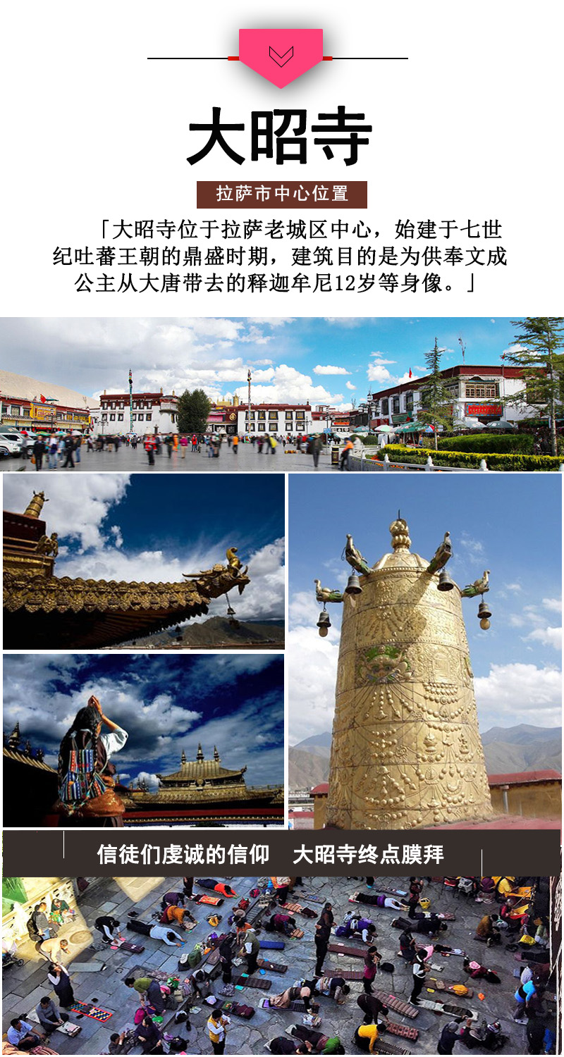 圣城拉萨一日游布达拉宫大昭寺品质纯玩