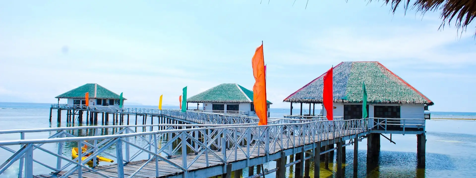 马尼拉八打雁卡拉塔甘高跷海滩一日游吕宋岛超大高跷海滩度假村数个