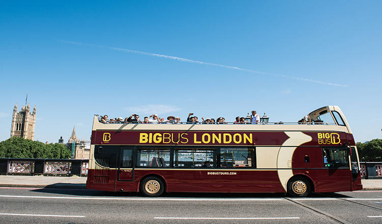 英国伦敦随上随下观光巴士bigbus车票长期有效