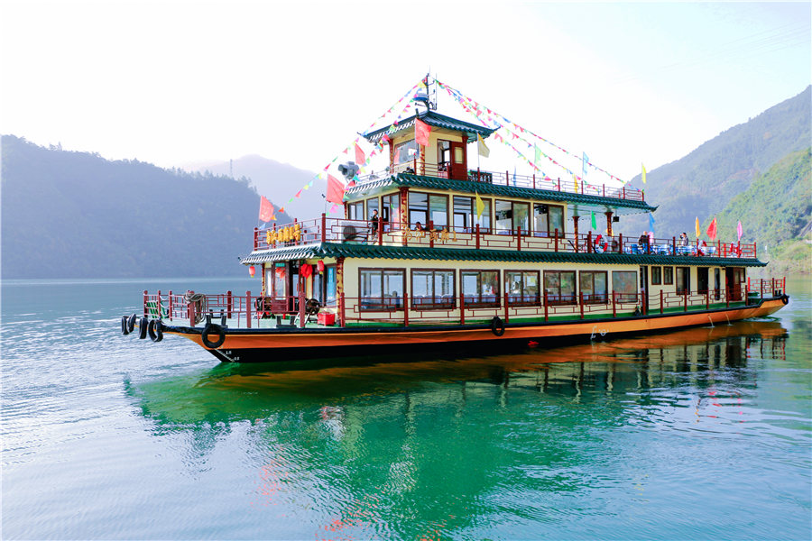 重庆乌江画廊船票彭水万古至酉阳龚滩古镇往返船票