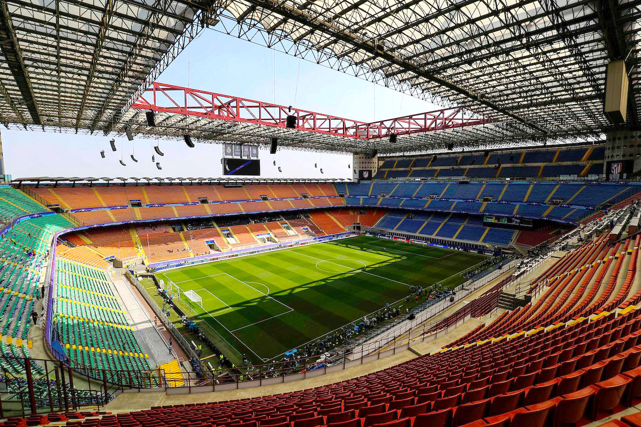 意大利米兰圣西罗球场博物馆参观门票球迷圣地ac米兰球场